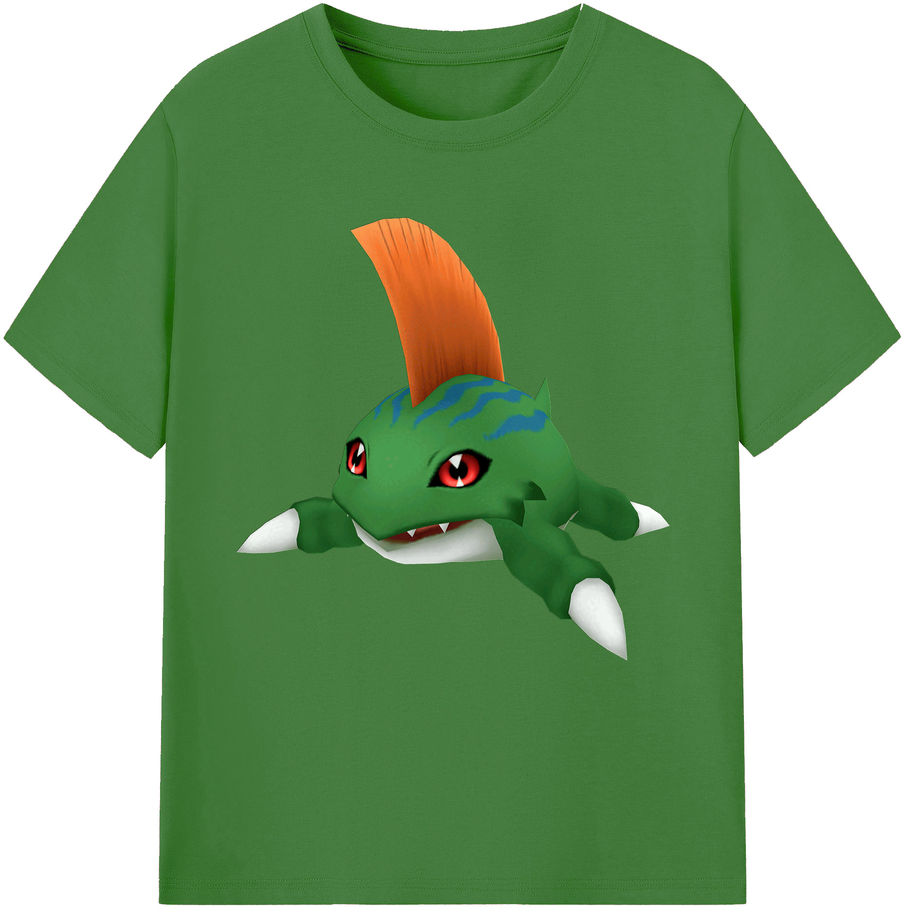 （画像用） Digimon デジタルモンスター/デジモン レディースカジュアルプリントTシャツ（綿100％）